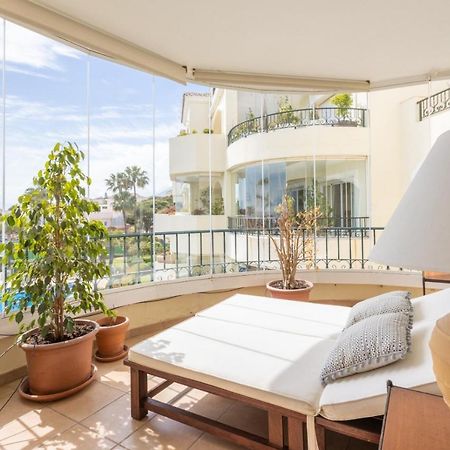 Homeforguest Front Line Beach Apartment In Hacienda Playa 마르베야 외부 사진