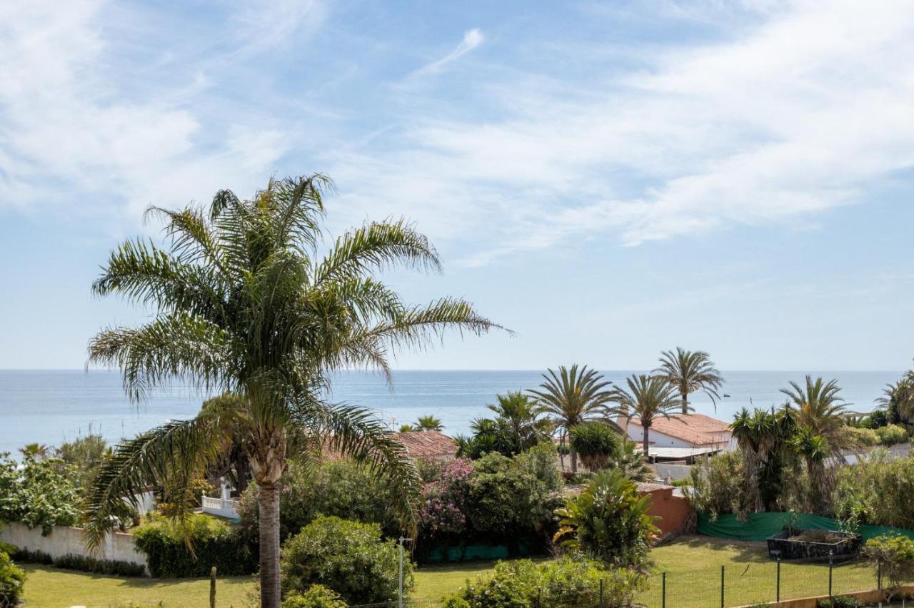 Homeforguest Front Line Beach Apartment In Hacienda Playa 마르베야 외부 사진