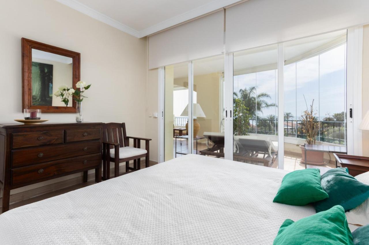 Homeforguest Front Line Beach Apartment In Hacienda Playa 마르베야 외부 사진